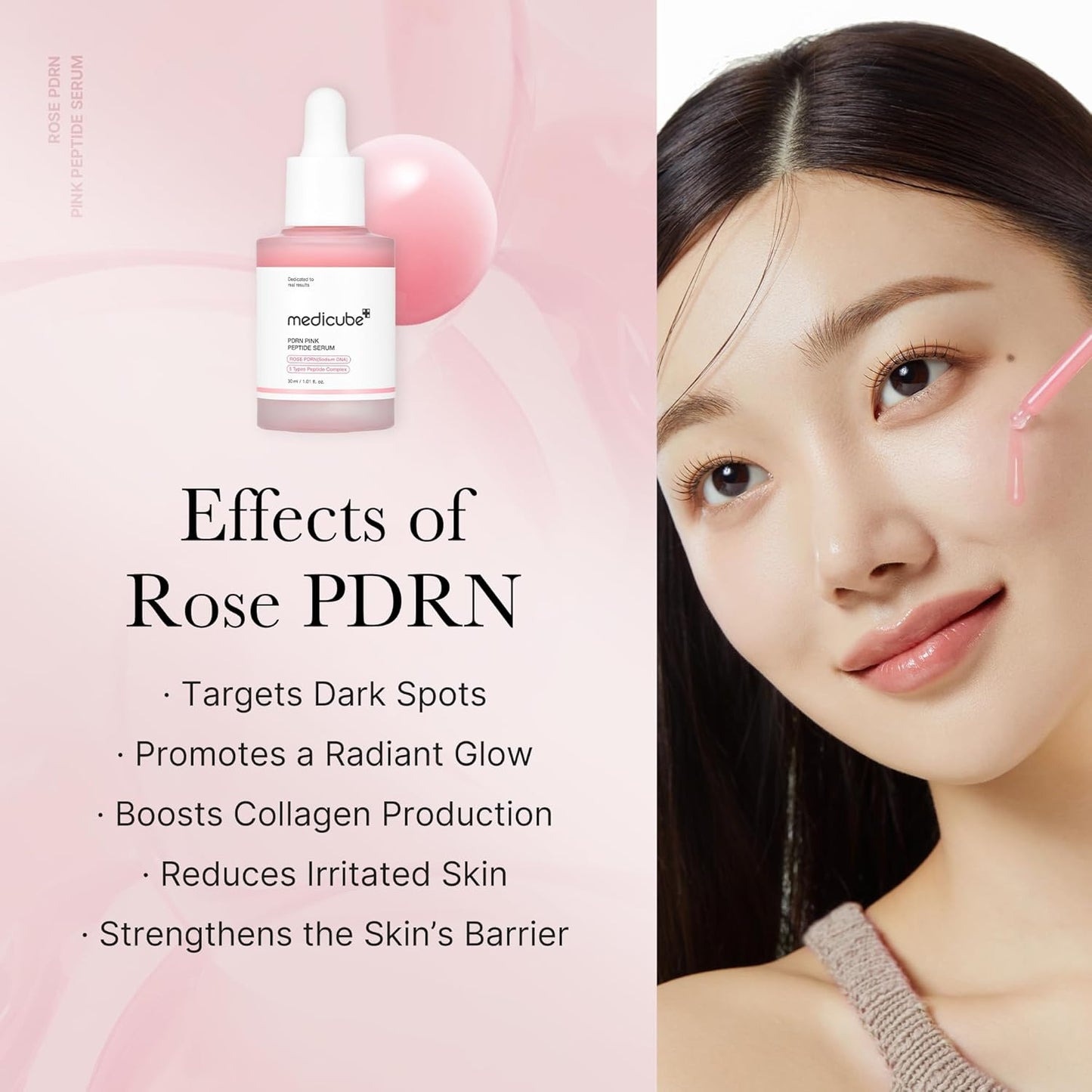 Suero PDRN Rosa Medicube | Glow coreano, Hidratación y Tono uniforme