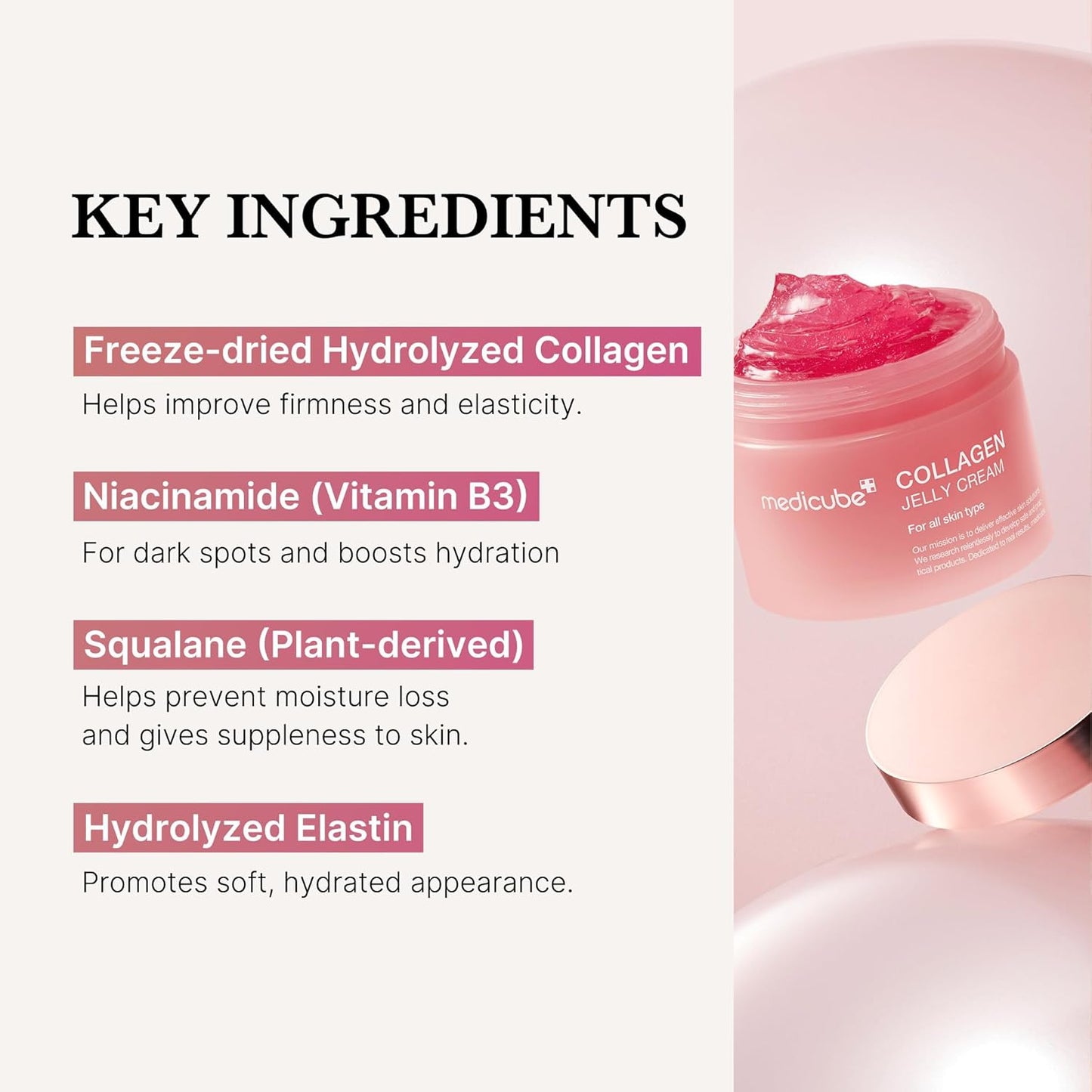 Medicube Collagen Jelly Cream – Hidratante con Colágeno Hidrolizado y Niacinamida | Glow Coreano 24h