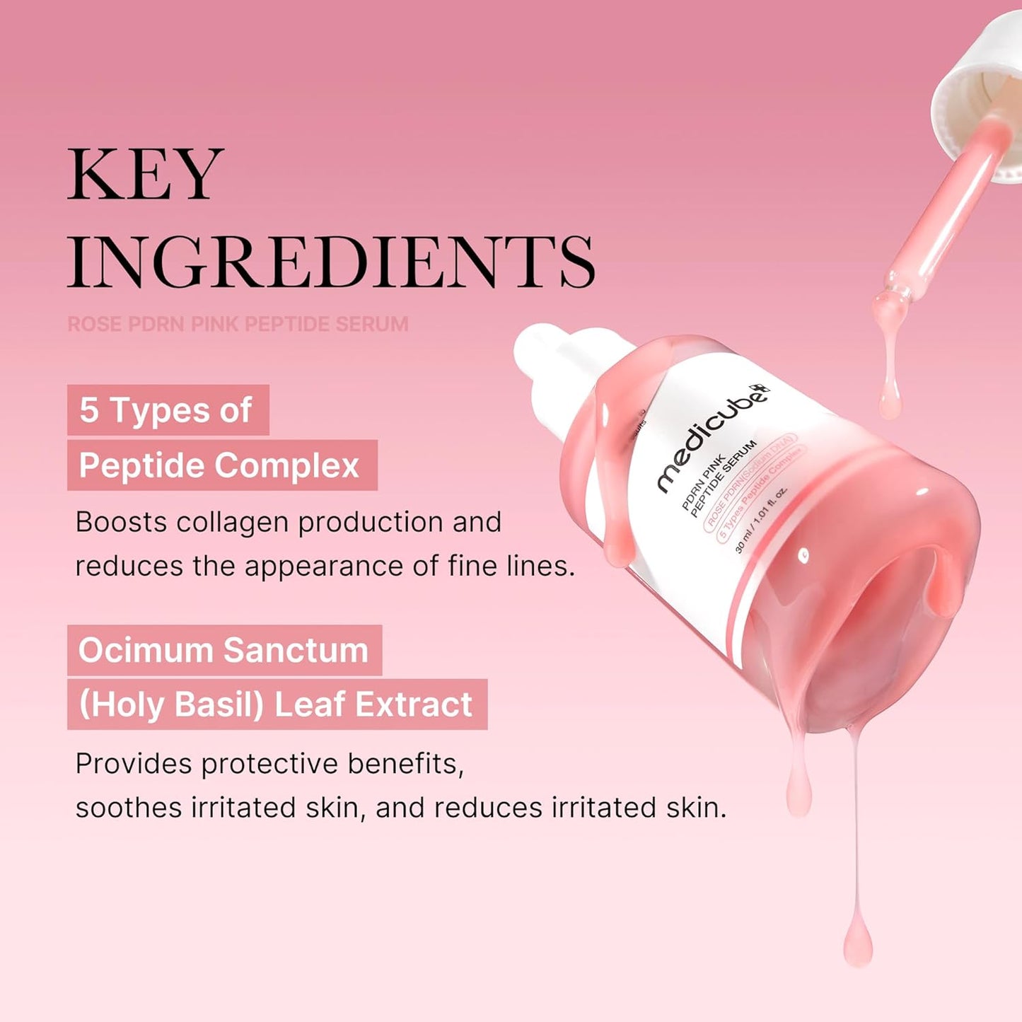 Suero PDRN Rosa Medicube | Glow coreano, Hidratación y Tono uniforme