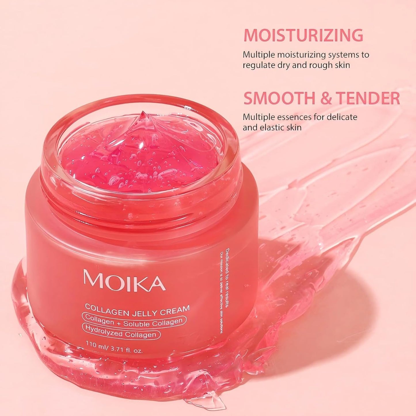 XUEYI Collagen Jelly Cream – Hidratante en Gel con Colágeno Hidrolizado, Agua de Rosa y Niacinamida (110g)