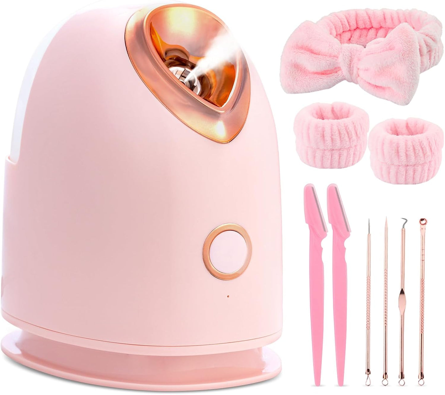 Vaporizador Facial Nanoiónico con Kit de Limpieza Profunda