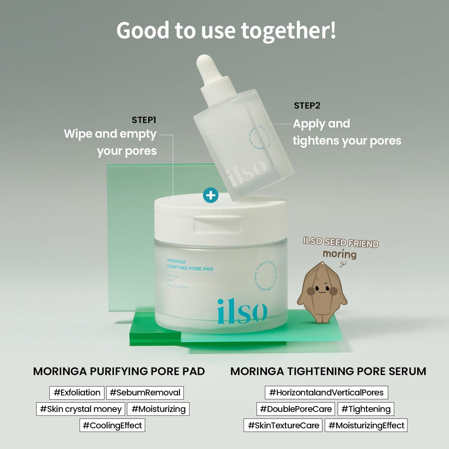 ILSO Serum Apretador de Poros Moringa 30 ml
