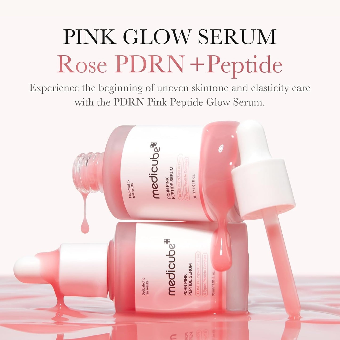 Suero PDRN Rosa Medicube | Glow coreano, Hidratación y Tono uniforme