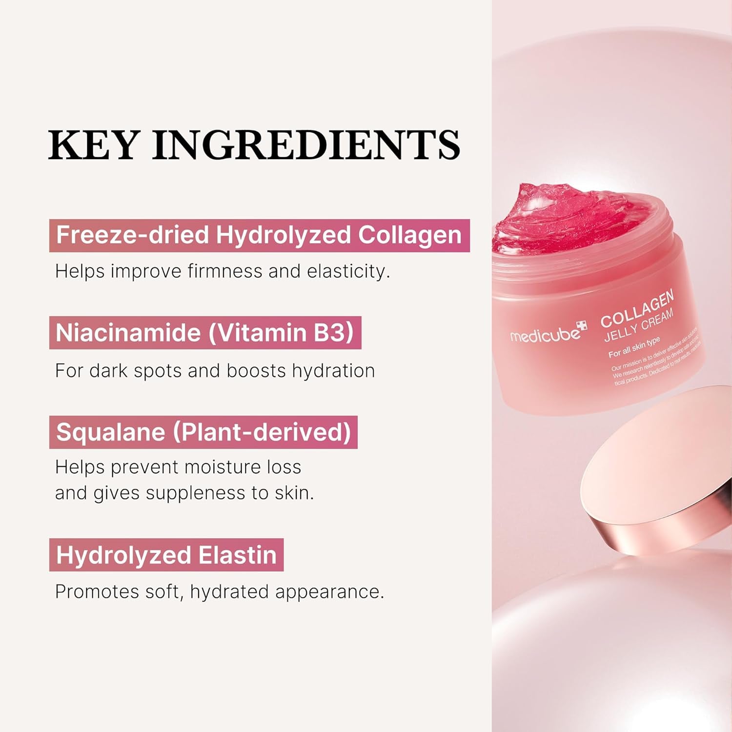 Medicube Collagen Jelly Cream – Hidratante con Colágeno Hidrolizado y Niacinamida | Glow Coreano 24h