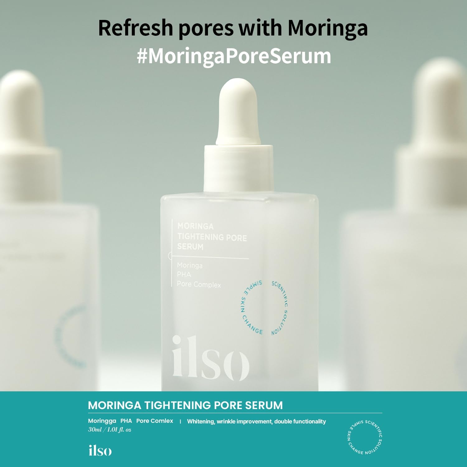 ILSO Serum Apretador de Poros Moringa 30 ml