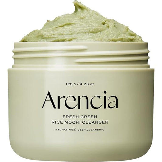 Arencia Fresh Green Rice Mochi Cleanser – Limpiador Facial Hidratante y Purificante