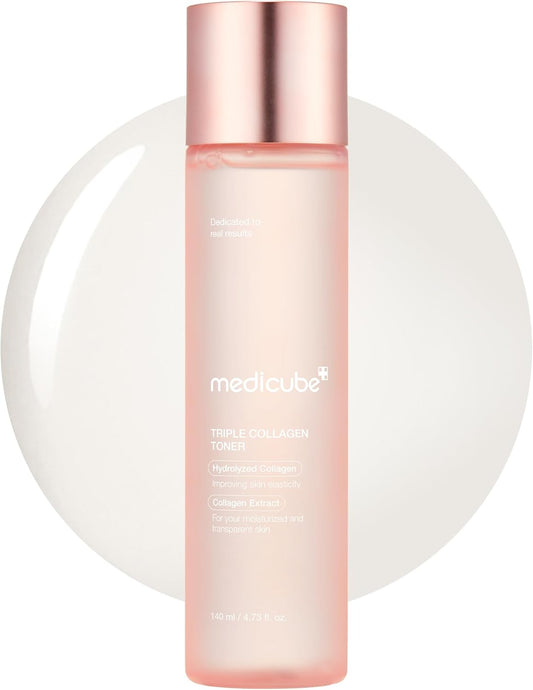 Medicube Triple Collagen Toner 140 ml  Hidratación Profunda + Firmeza 
